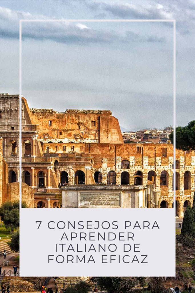consejos para aprender italiano de forma eficaz