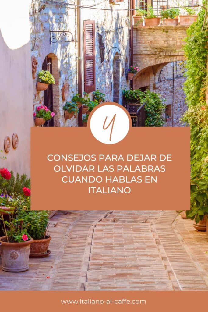 recordar palabras en italiano