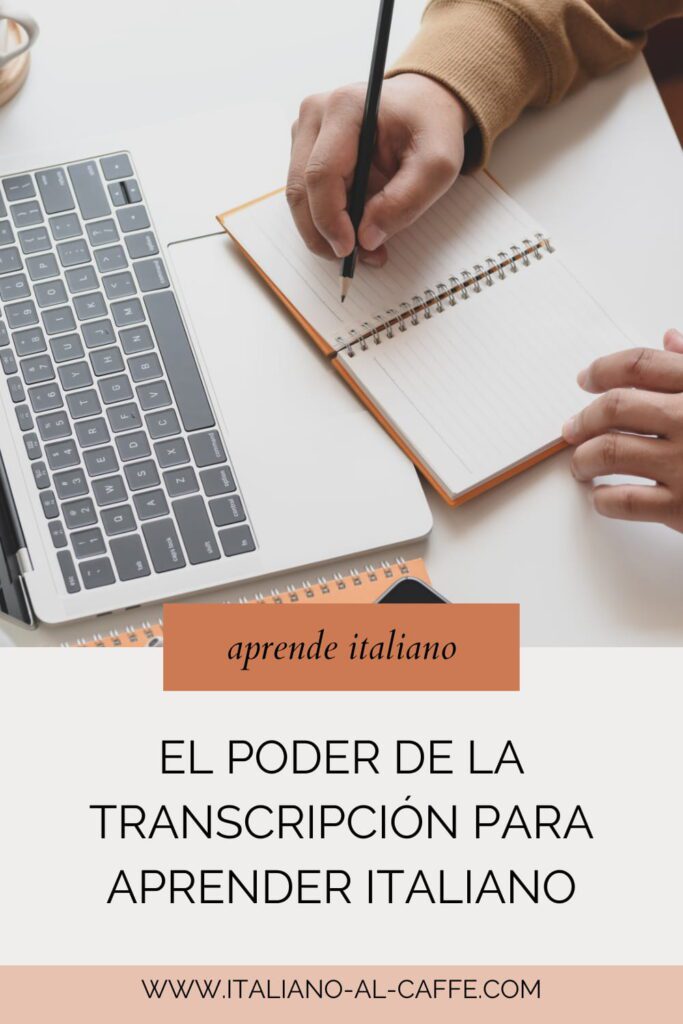 transcripcion en italiano