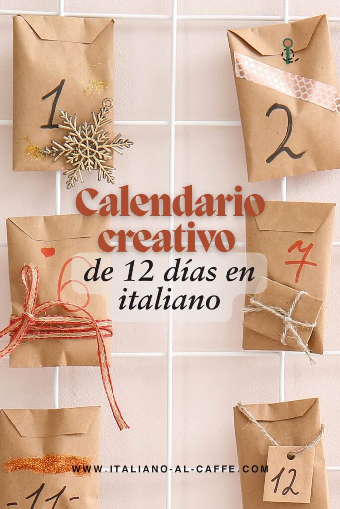calendario creativo de italiano