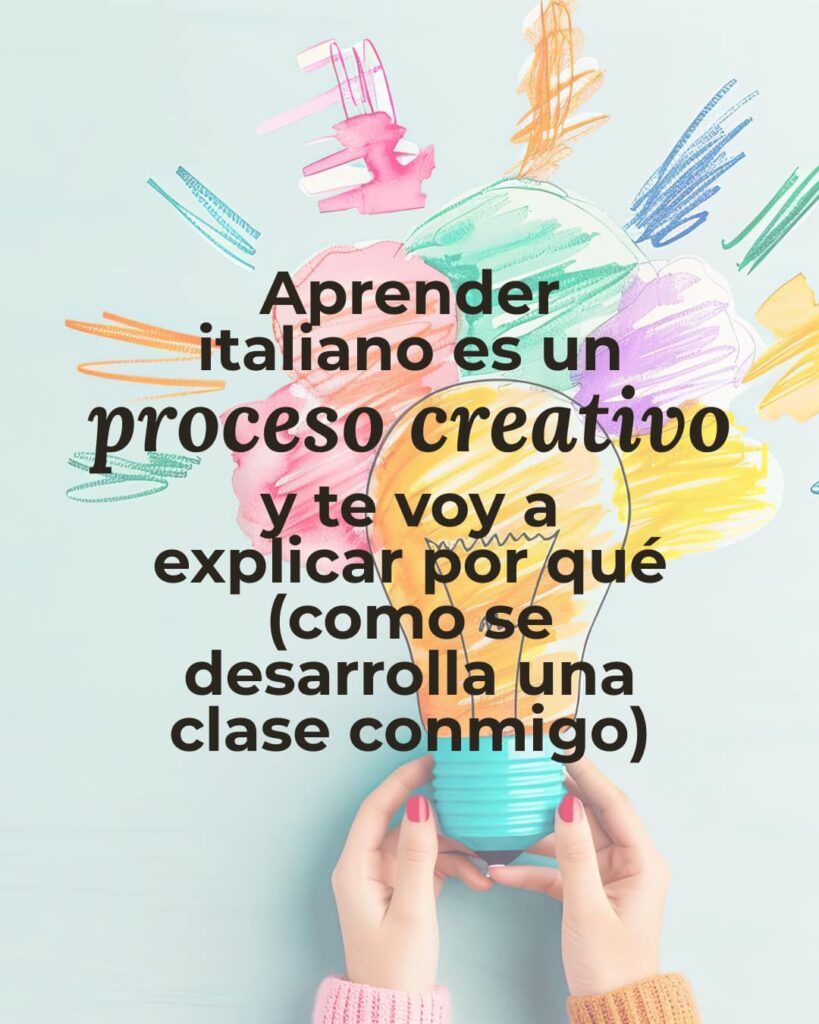 aprender italiano es un proceso creativo